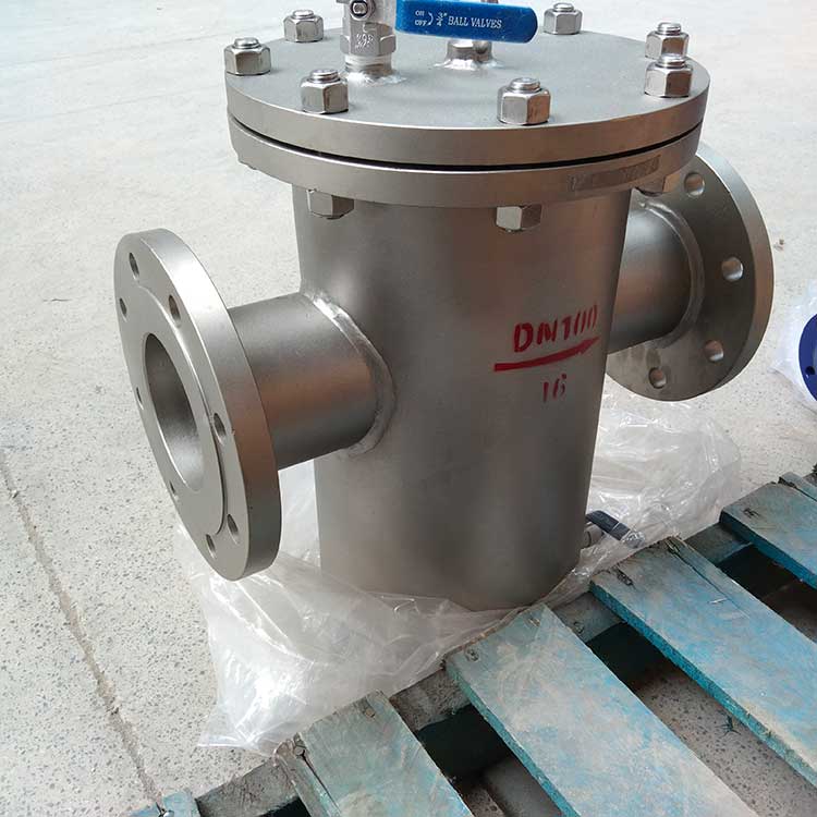 華豫生產(chǎn)供應(yīng)DN100籃式過(guò)濾器 碳鋼材質(zhì)